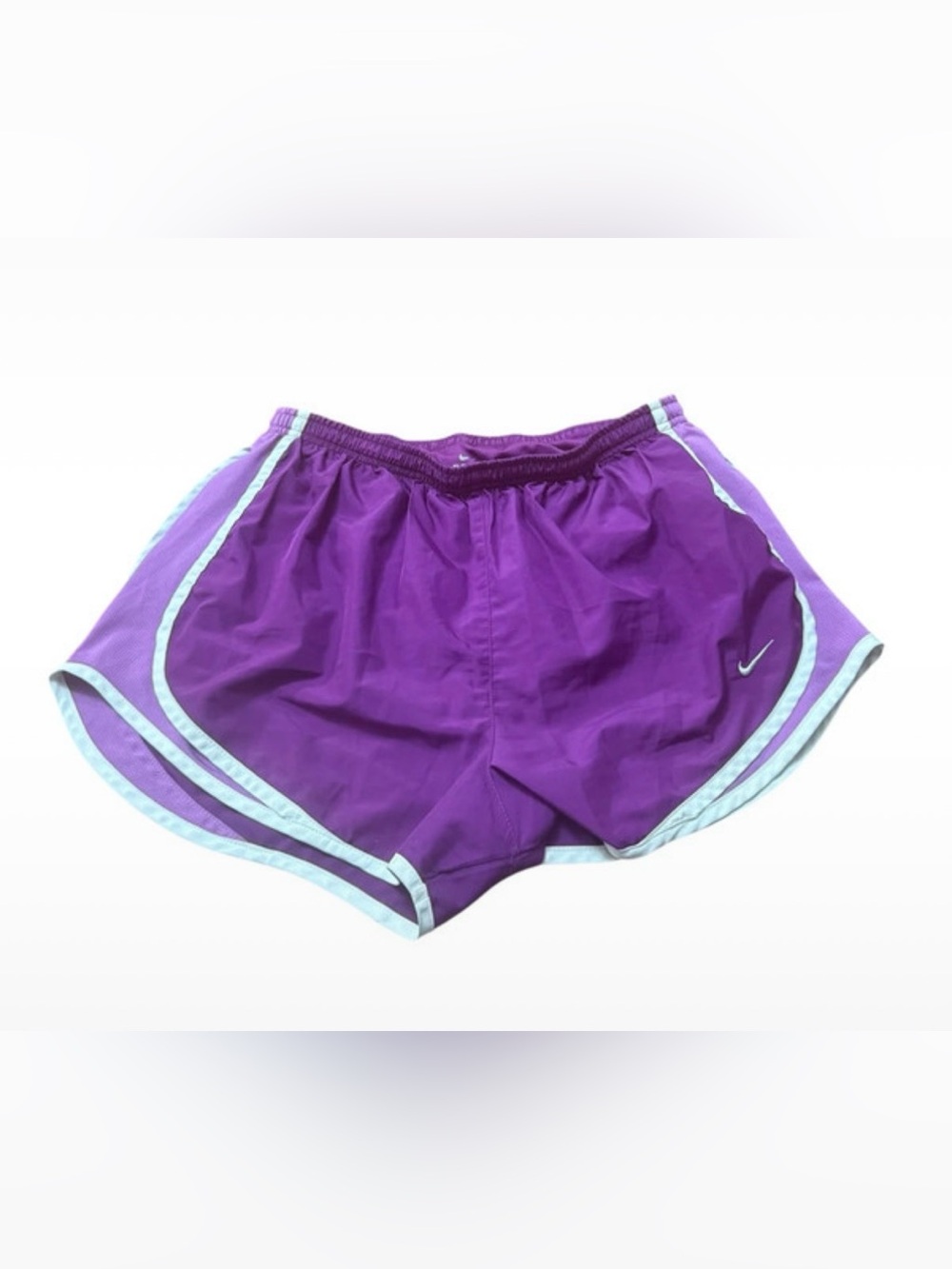 Nike Women’s Purple Athletic Shorts with White Trim